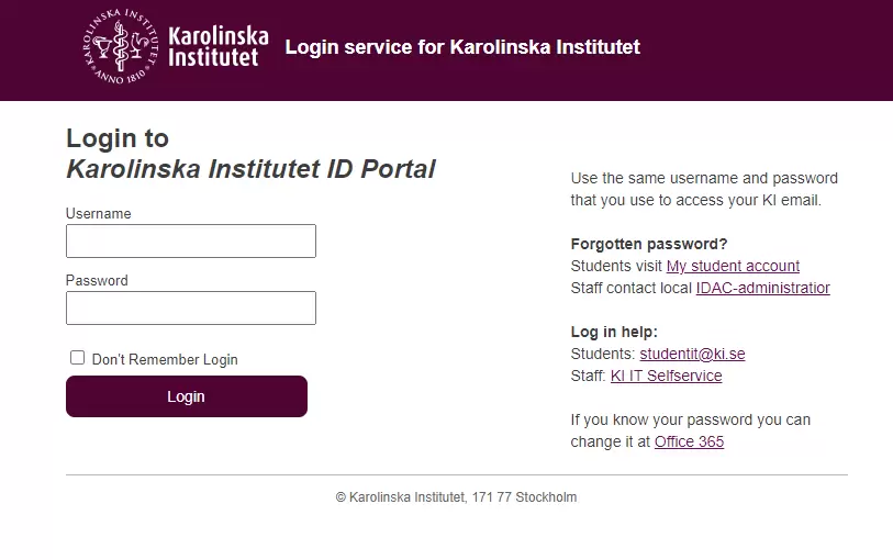 Log in ID portal studente