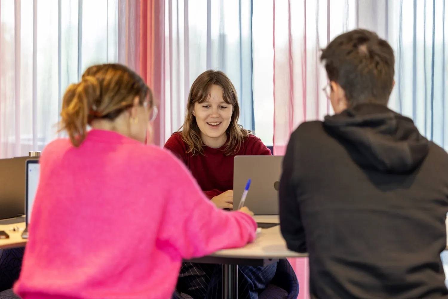 Master students studying in Campus Flemingsberg