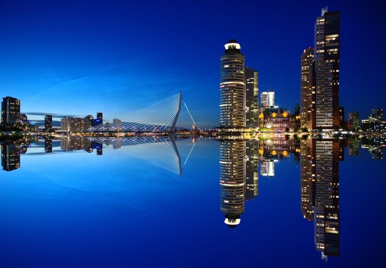 Erasmus bridge, Rotterdam